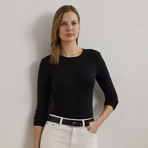 VINTAGE RALPH LAUREN POLO JEANS SIZE XL RIBBED LONG SLEEVE TOP